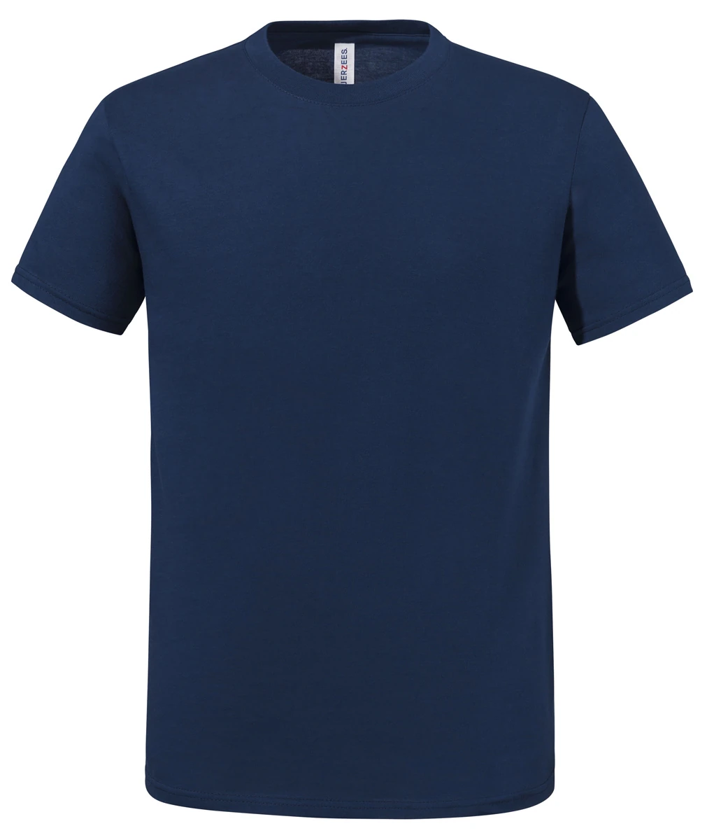 navy-blaues T-Shirt, produktfoto