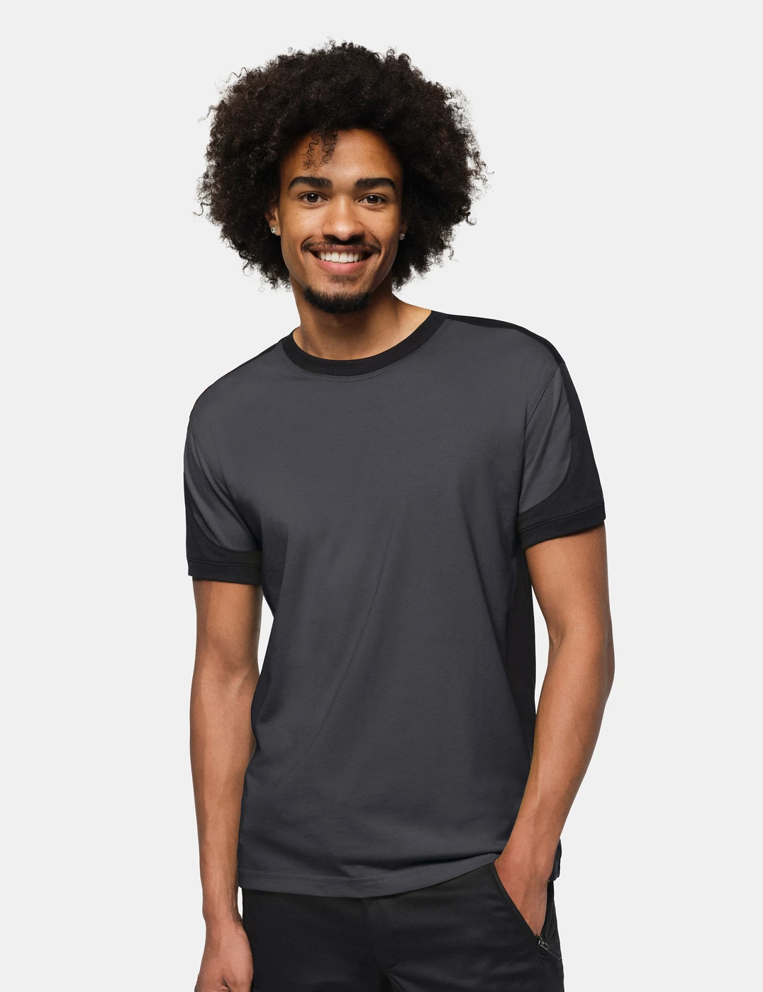Hakro T-Shirt Contrast Mikralinar Eco