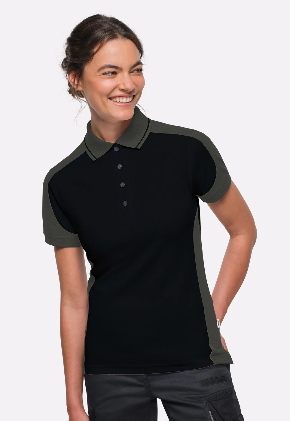 Hakro Ladies Polo Contrast Mikralinar Eco Hakro Ladies Polo Contrast Mikralinar Eco