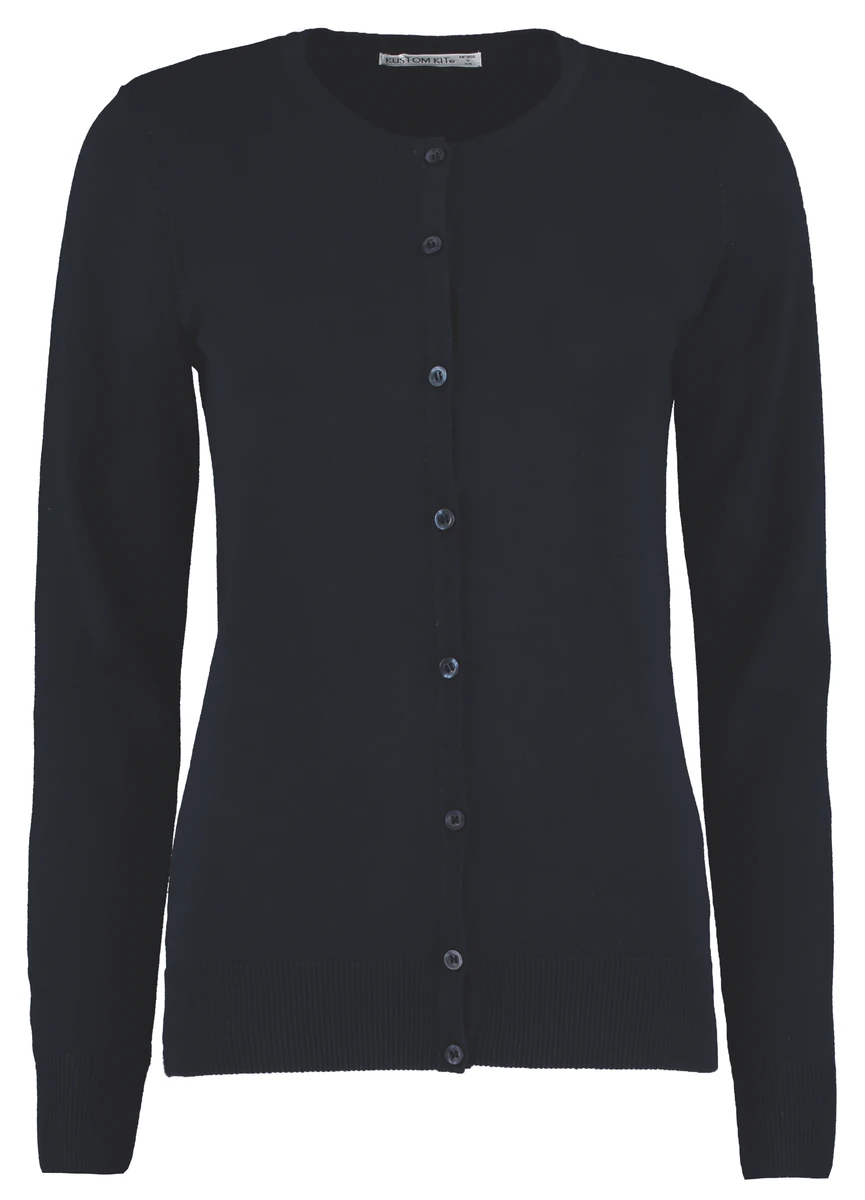 Kustom Kit Womens Arundel Crewneck Cardigan