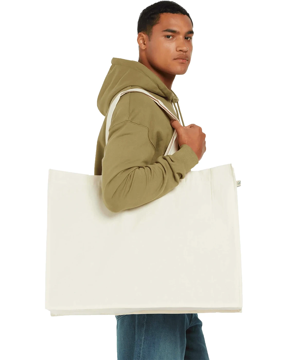 Earth Positive Jumbo Tote Bag