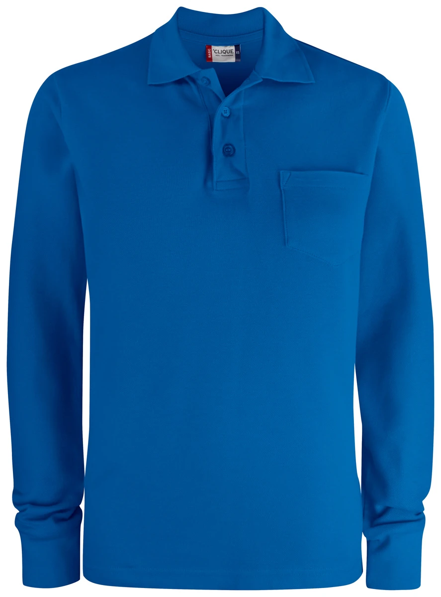 Clique Basic Polo Pocket Longsleeve