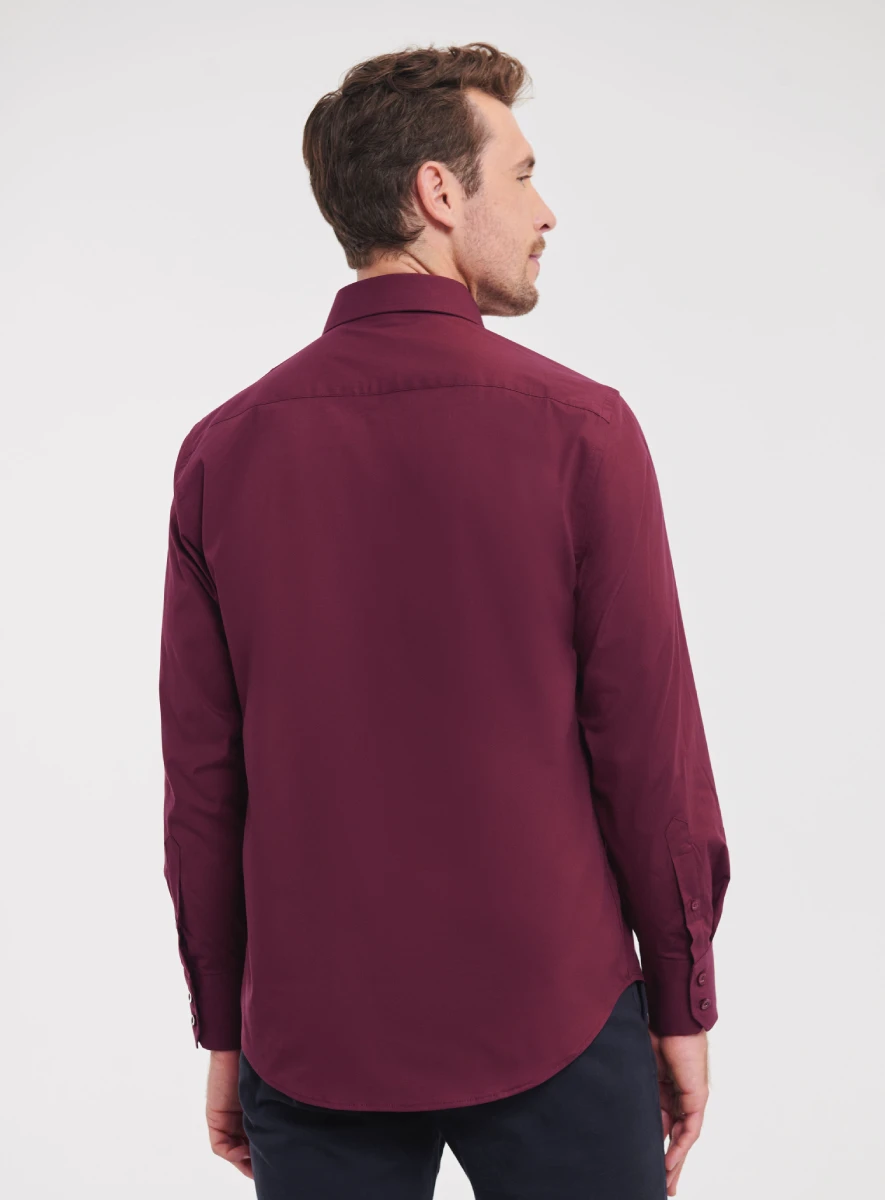 Russell Mens Longsleeve Fitted Shirt