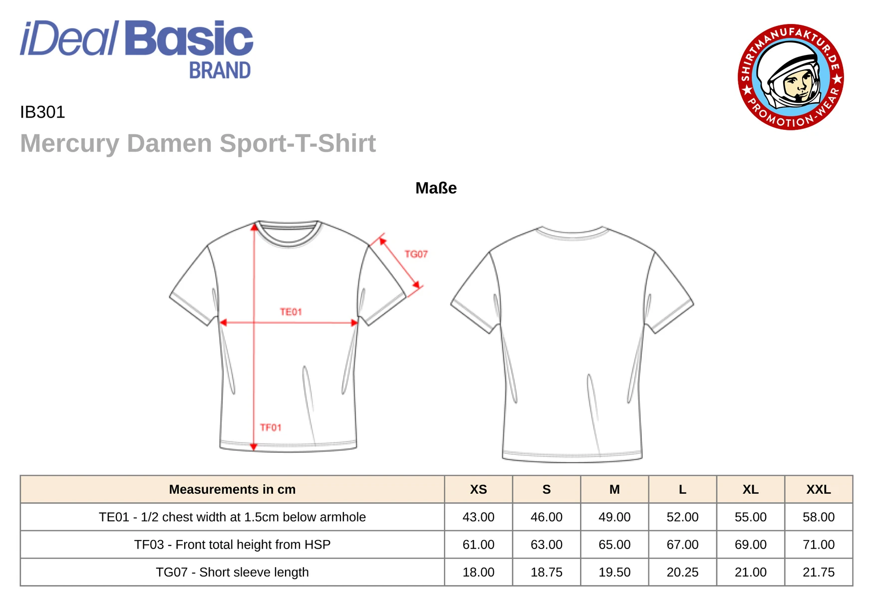 Ideal Basic Ladies Mercury Sport T-Shirt