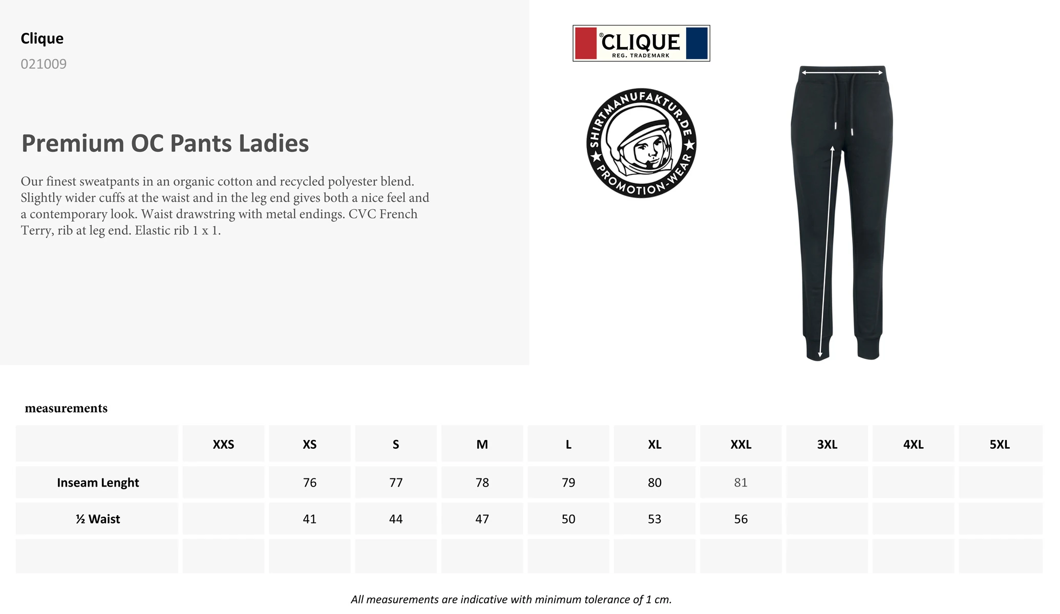 Clique Womens Premium OC Pants