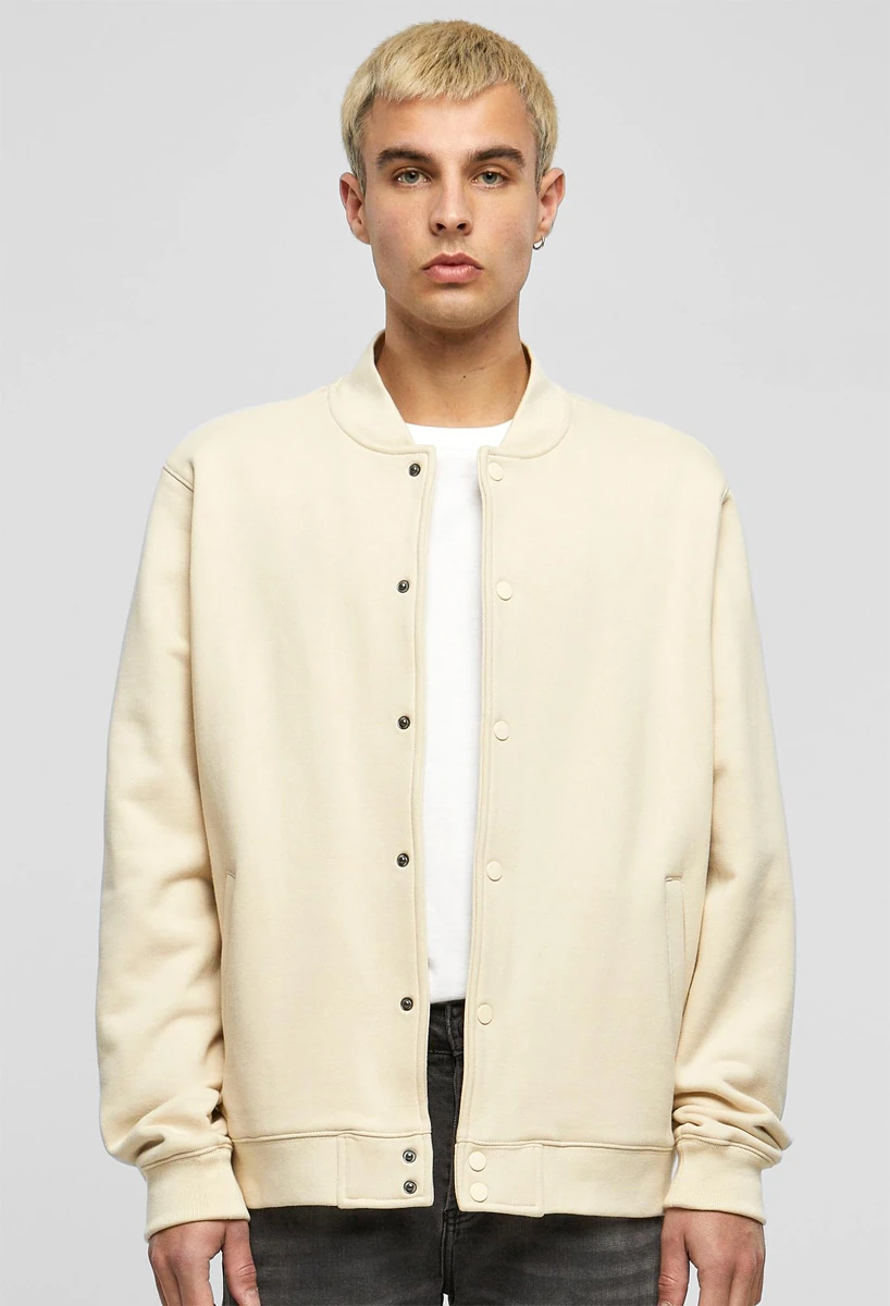Build Your Brand Heavy Tonal College Jacket
