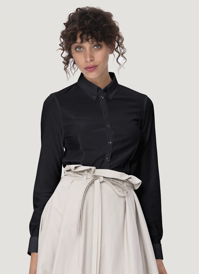 Hakro Ladies Blouse Natural Stretch 