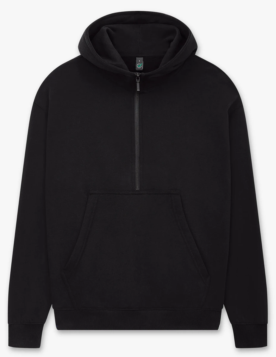 Earth Positive Childrens Half Zip Hoodie