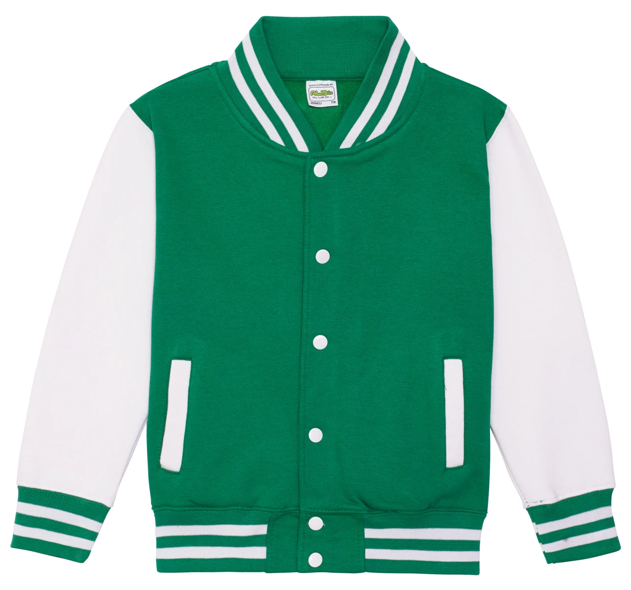 Just Hoods Kids Varsity Jacket