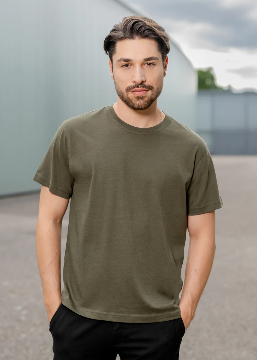 HRM Mens Organic Heavy Luxury Tee