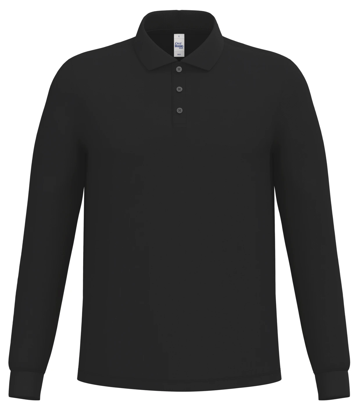 Ideal Basic Mens Longsleeve Piqué 200 Polo