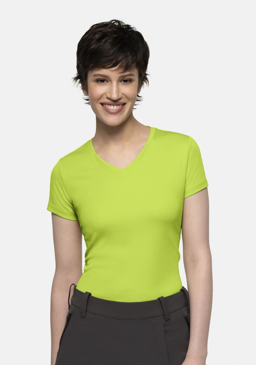 Hakro Ladies V-Shirt COOLMAX