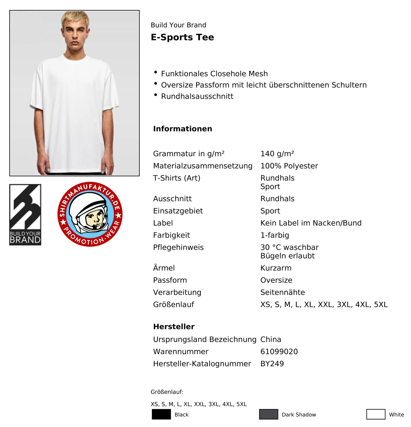 Build Your Brand E-Sports Tee