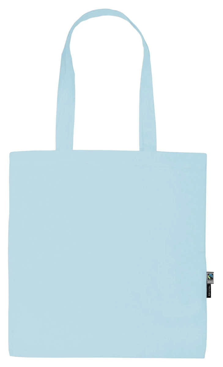 Neutral Shopping Bag With Long Handles