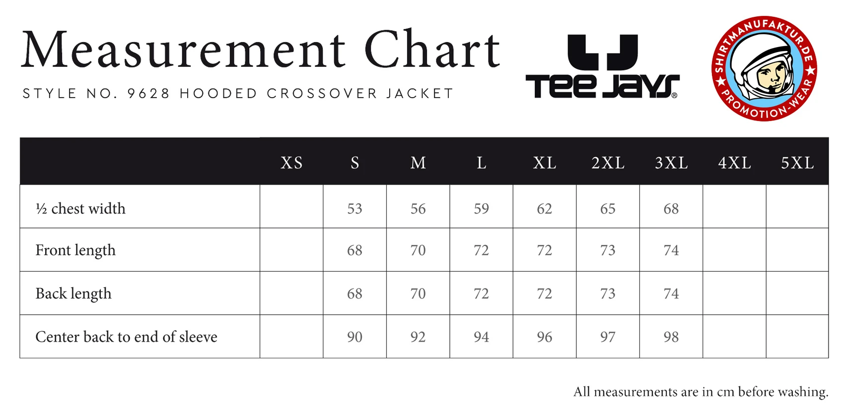 Tee Jays Mens Hooded Crossover Jacket