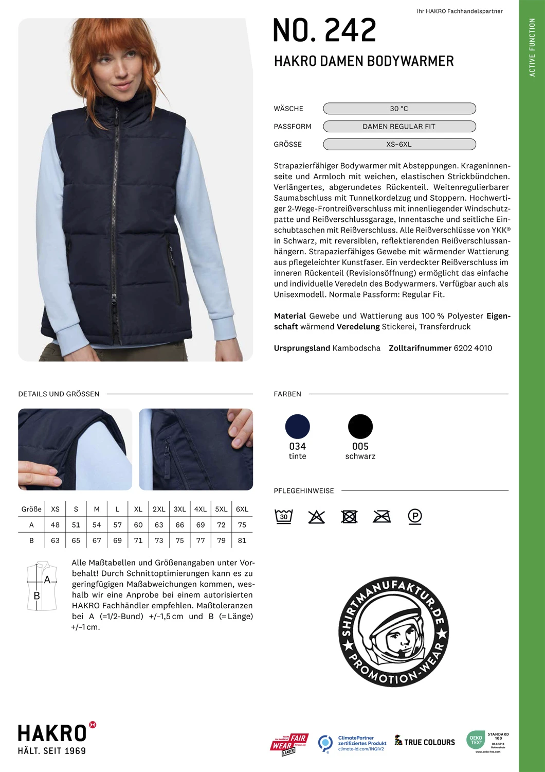 Hakro Ladies Bodywarmer