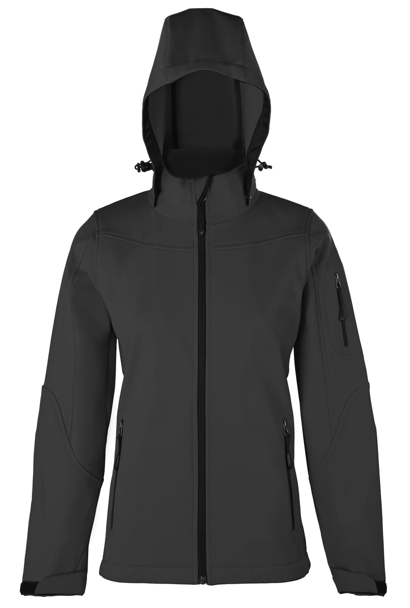 HRM Womens Hooded Softshell Jacket