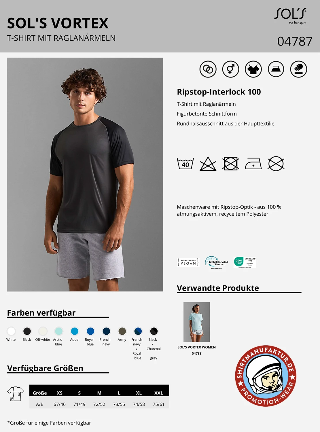 Sol's Vortex Raglan T-Shirt